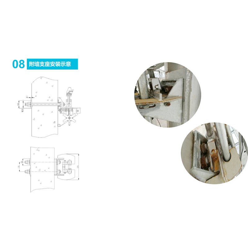 Integrated attached lifting scaffold PPT display